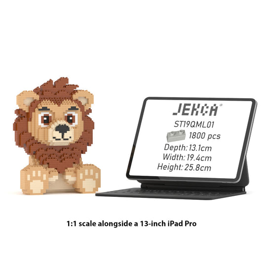 Blocky Lion 01