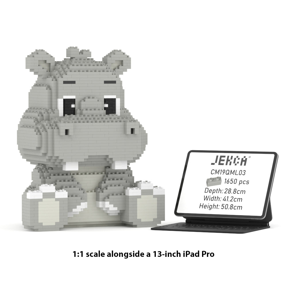 Blocky Hippo 01