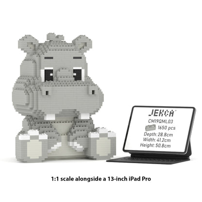 Blocky Hippo 01