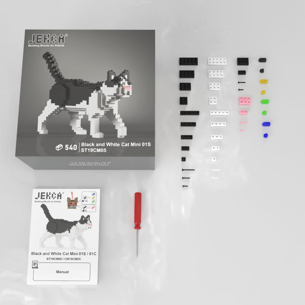 Black and White Cat Mini 01